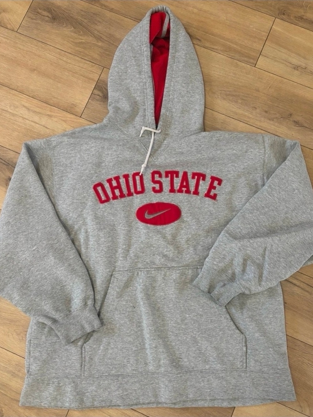 Vintage Y2K NIKE Team Apparel Ohio State Embroidered Spellout Logo Men's XL Good